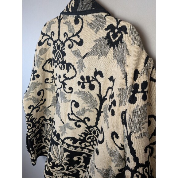 VTG Fashion Bug Womens 22/24W Southwest Aztec Cotton Tribal Coat Blanket Jacket - Picture 15 of 16